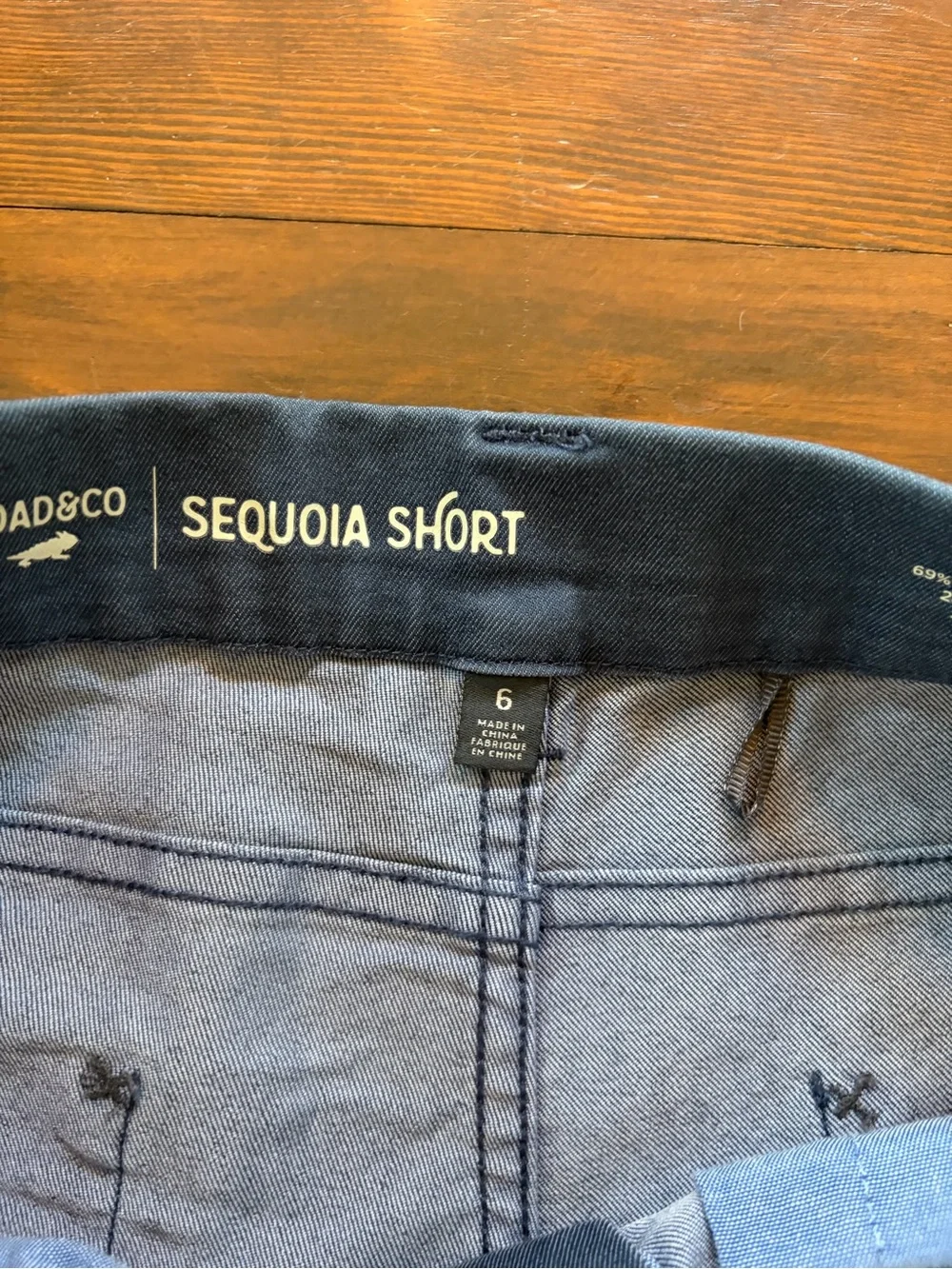 Toad&co Sequoia Short in Navy Blue - size 6